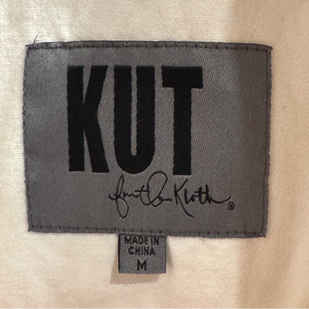 KUT from the Kloth White‎ Jean Utility Jacket Size M - Picture 5 of 15